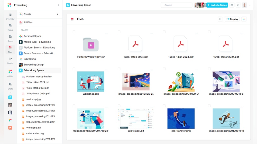 Edworking Multi-Platform Support